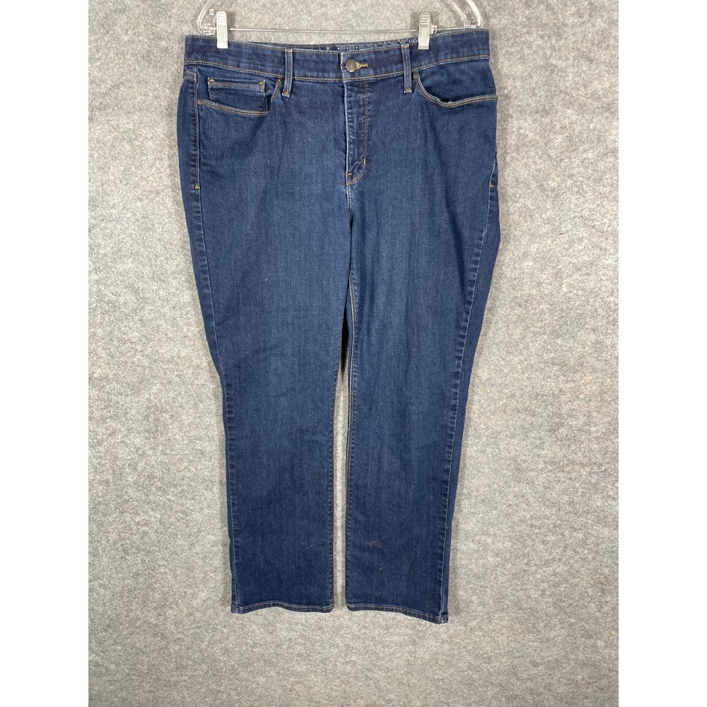 Levi's 525 Straight Leg Women's Jeans Size 16S Dark Wash Classic Denim Waterless